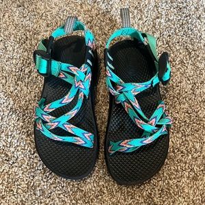 Kids ZX/1 EcoTread Sandals in mint leaf size 12